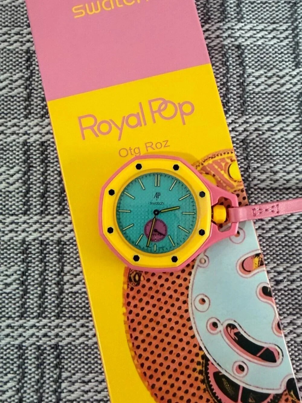 Swatch x AP Royal POP Collaboration Pocket Watch